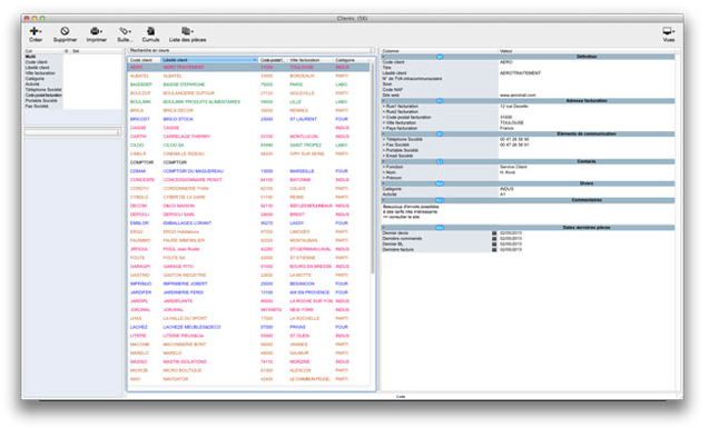 Visualisation rapide des journaux
